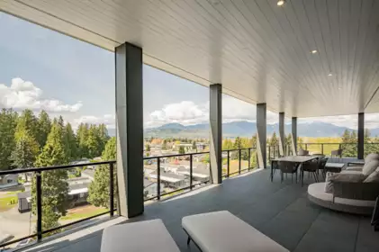 Outdoor Patio Photo of 605 45745 Watson Road, Chilliwack, BC