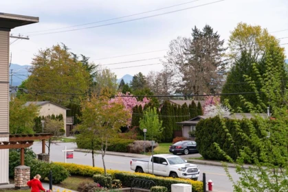 Aerial View of 208 11913 Burnett Street, Maple Ridge, BC