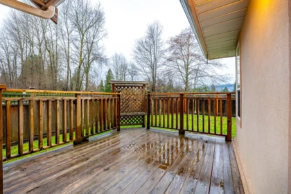 Backyard Photo of 887 Riverside Drive, Port Coquitlam, BC