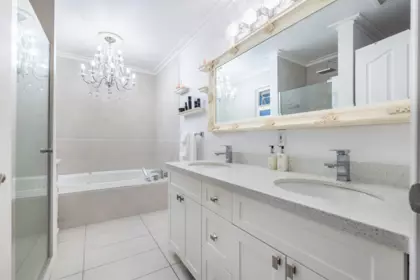 Powder Room Photo of 887 Riverside Drive, Port Coquitlam, BC