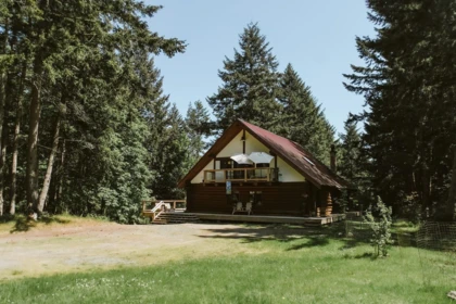 Aerial View of 754 Burrill Road, Galiano Island, BC
