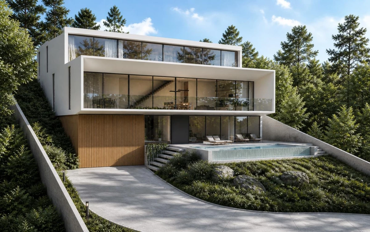 Exterior Rear Photo of 705 St. Andrews Road, West Vancouver, BC