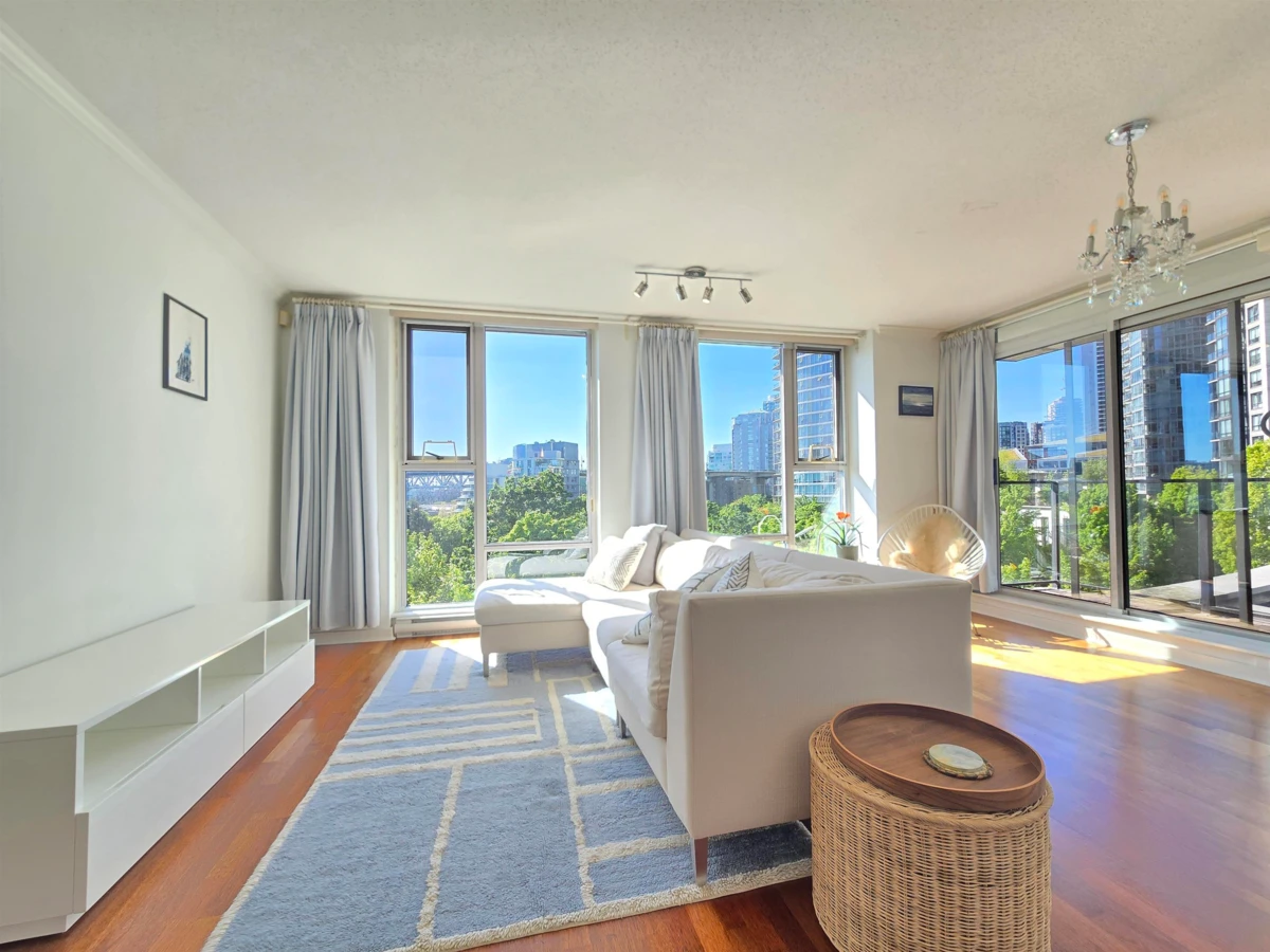 Living Room Photo of 606 455 Beach Crescent, Vancouver, BC