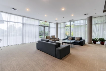 Aerial View of 606 455 Beach Crescent, Vancouver, BC