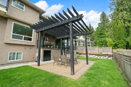 Aerial View of 7638 Aubrey Street, Burnaby, BC