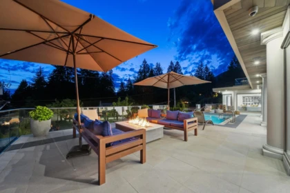 Aerial View of 3980 Norwood Avenue, North Vancouver, BC