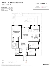 Aerial View of 112 5779 Birney Avenue, Vancouver, BC