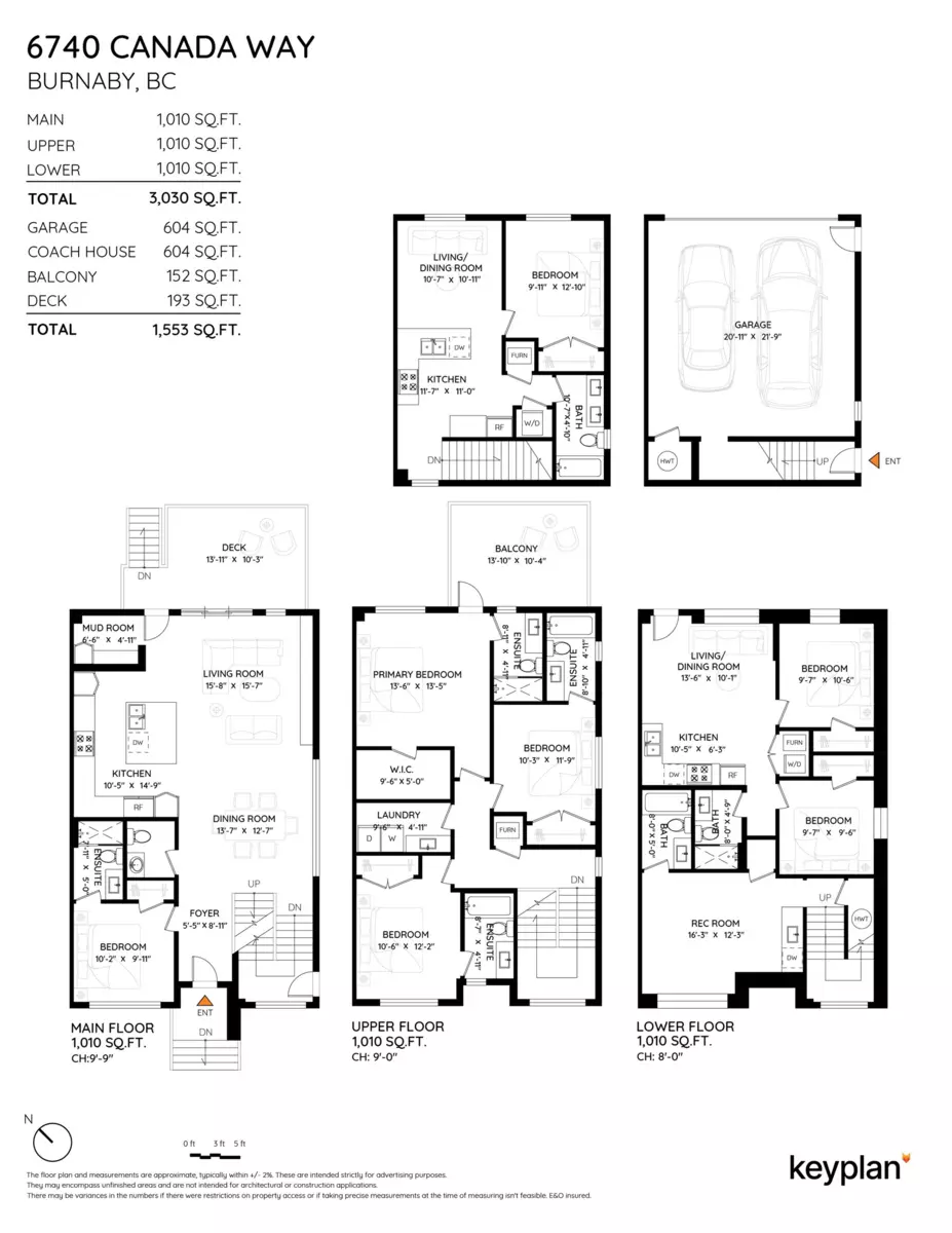 Exterior Rear Photo of 6740 Canada Way, Burnaby, BC