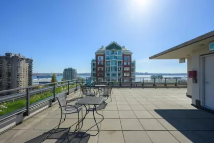 Outdoor Deck Photo of 504 131 E 3rd Street, North Vancouver, BC