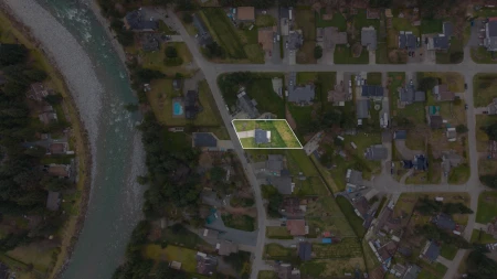 Aerial View of 65644 Gardner Drive, Hope, BC