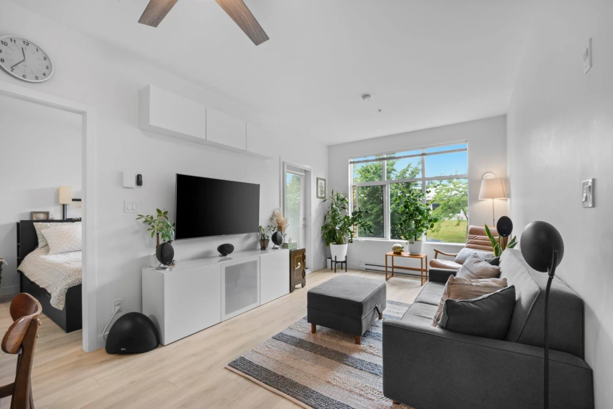 Living Room Photo of 216 828 Gauthier Avenue, Coquitlam, BC