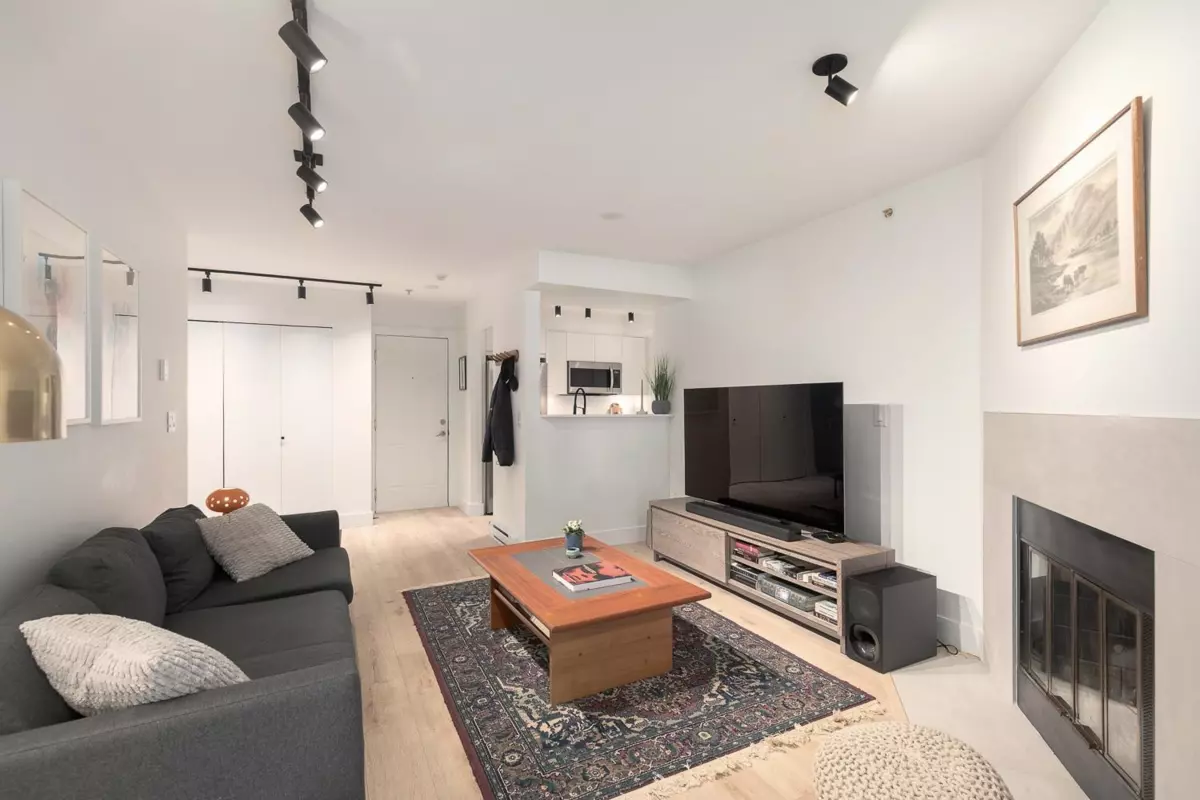 Living Room Photo of 203 2272 Dundas Street, Vancouver, BC