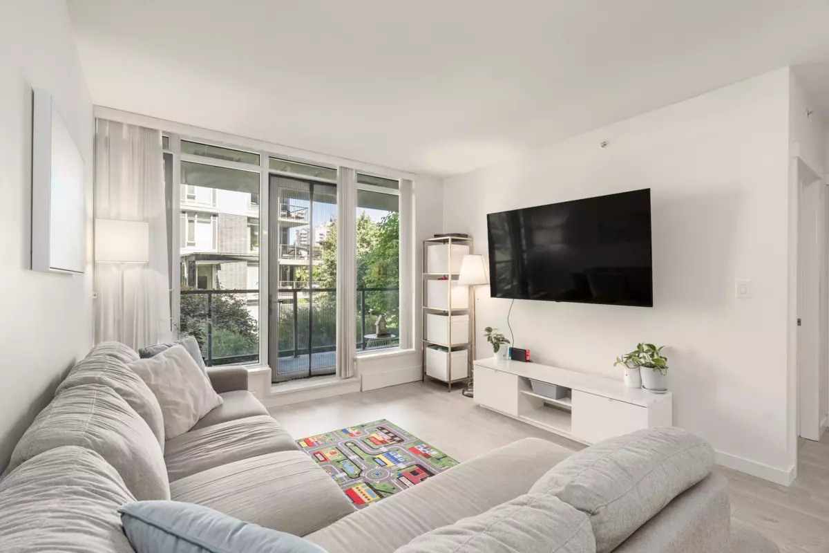 Living Room Photo of 210 3168 Riverwalk Avenue, Vancouver, BC