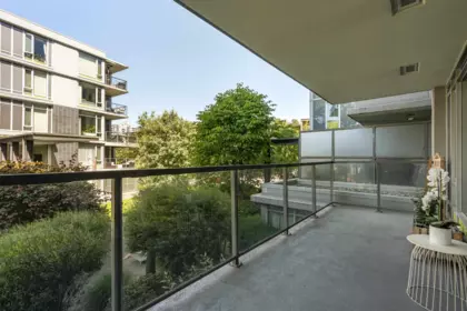 Backyard Photo of 210 3168 Riverwalk Avenue, Vancouver, BC