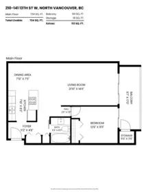 Garage Interior Photo of 210 141 W 13th Street, North Vancouver, BC
