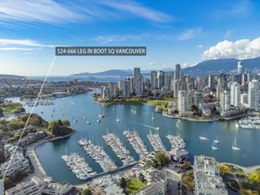 Aerial View of 524 666 Leg In Boot Square, Vancouver, BC