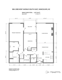 Basement Recreation Room Photo of 305 1990 E Kent Avenue South, Vancouver, BC