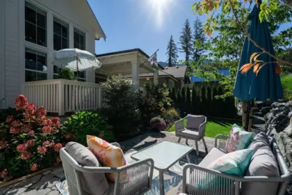 Backyard Photo of 1837 Frosst Creek Crossing, Cultus Lake, BC