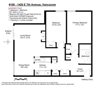 108 1420 E 7th Avenue, Vancouver, BC, Vancouver — Apartment/Condo for sale