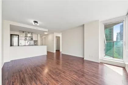 Dining Area Photo of 1205 788 Hamilton Street, Vancouver, BC