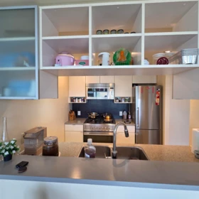 Family Room Photo of 3008 939 Expo Boulevard, Vancouver, BC