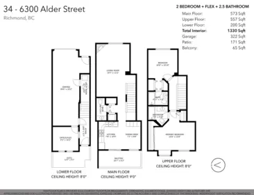 Front Yard Photo of 34 6300 Alder Street, Richmond, BC