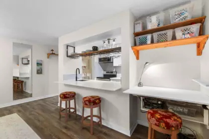 Kitchen Island Photo of 210 9867 Manchester Drive, Burnaby, BC