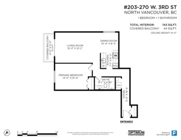 Outdoor Patio Photo of 203 270 W 3rd Street, North Vancouver, BC