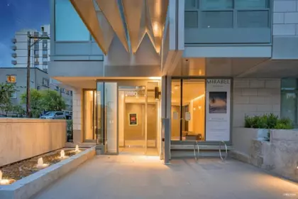 Exterior Rear Photo of 1502 1180 Broughton Street, Vancouver, BC
