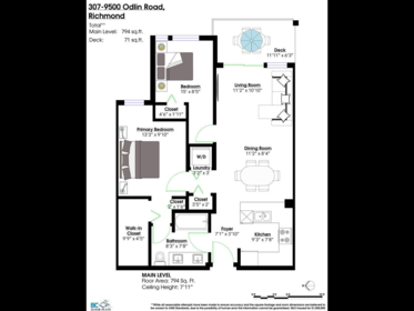 307 9500 Odlin Road, Richmond, BC, Richmond — Apartment/Condo for sale