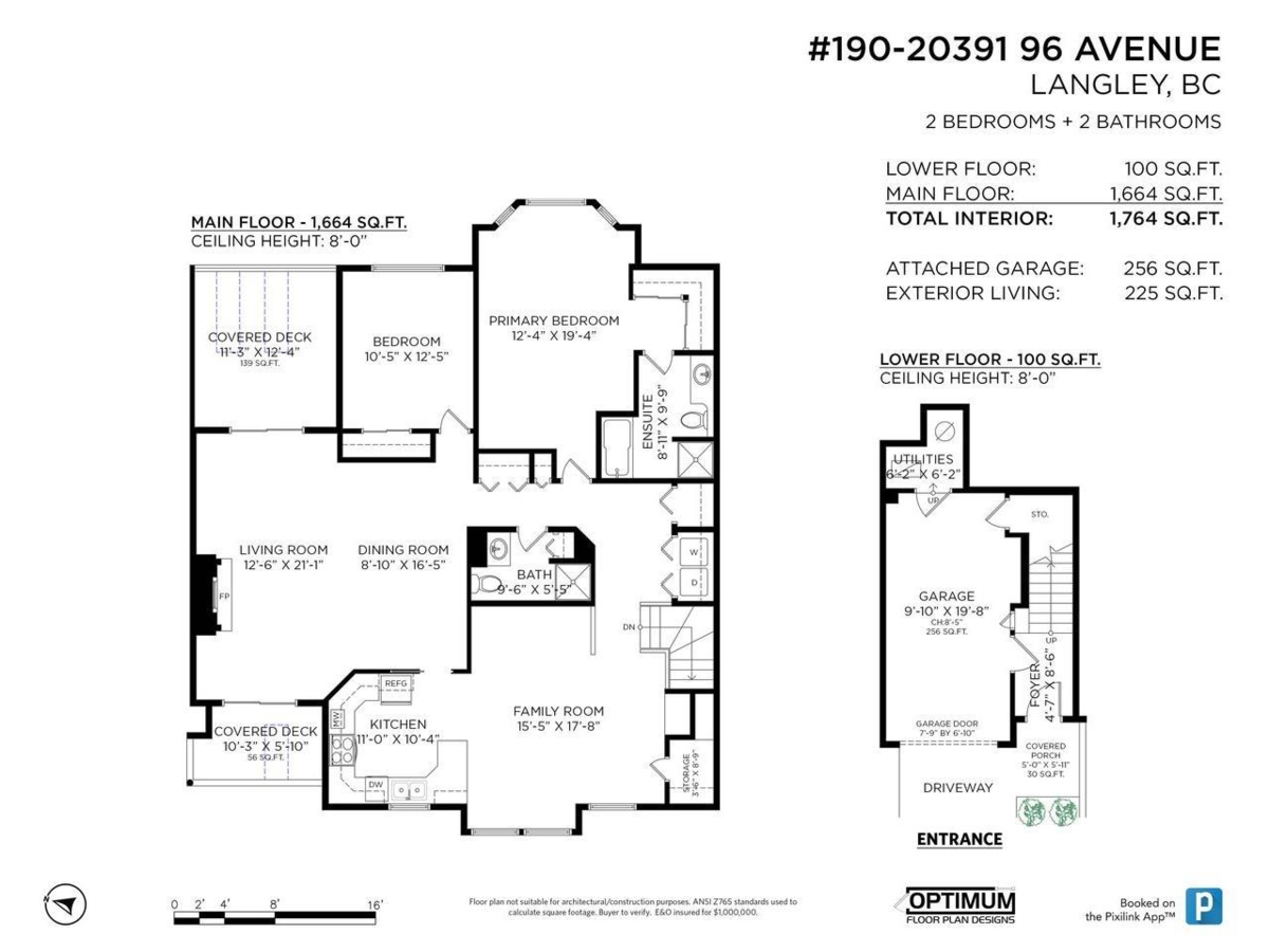 Swimming Pool Photo of 190 20391 96 Avenue, Langley, BC