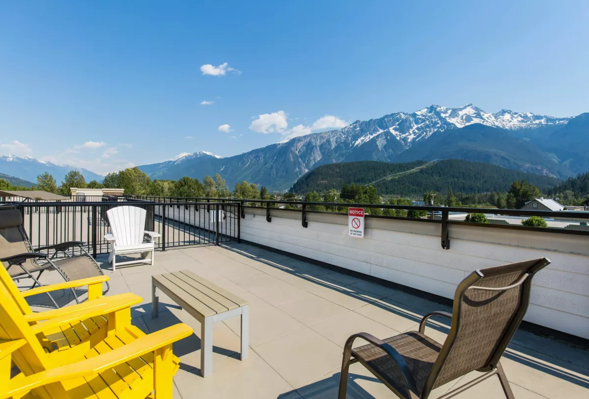 Living Room Photo of 209 7445 Frontier Street, Pemberton, BC