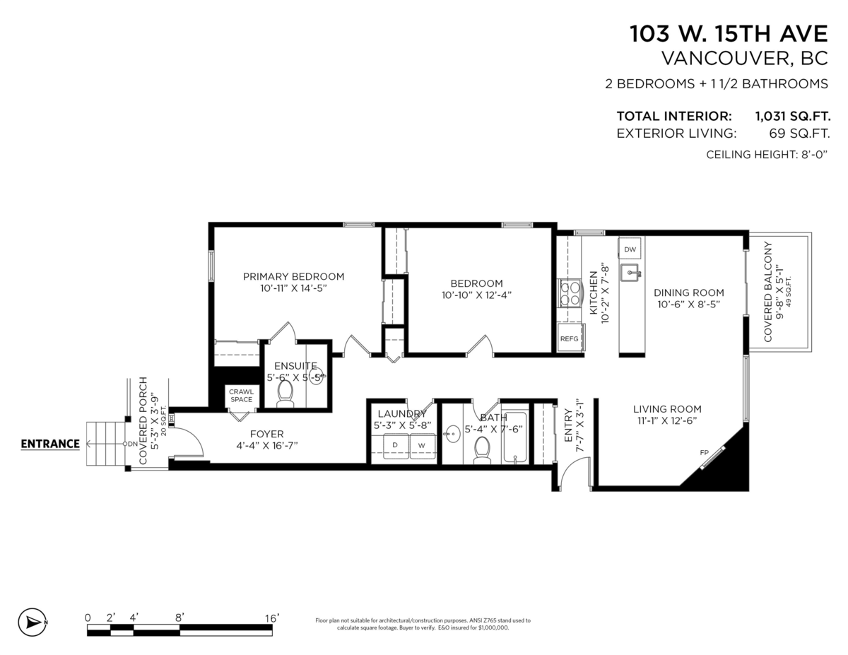 Backyard Photo of 103 W 15th Avenue, Vancouver, BC