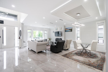 Aerial View of 9417 132a Street, Surrey, BC