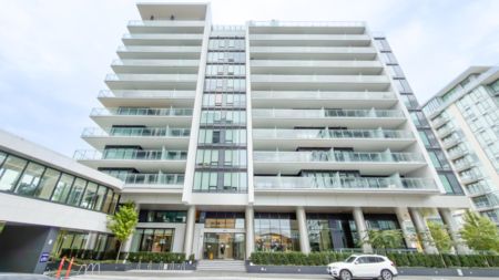 Front exterior of 308 6855 Pearson Way, Richmond, BC