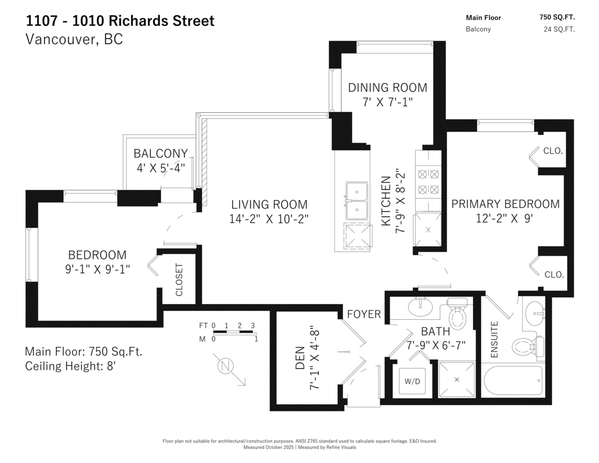 Laundry Room Photo of 1107 1010 Richards Street, Vancouver, BC