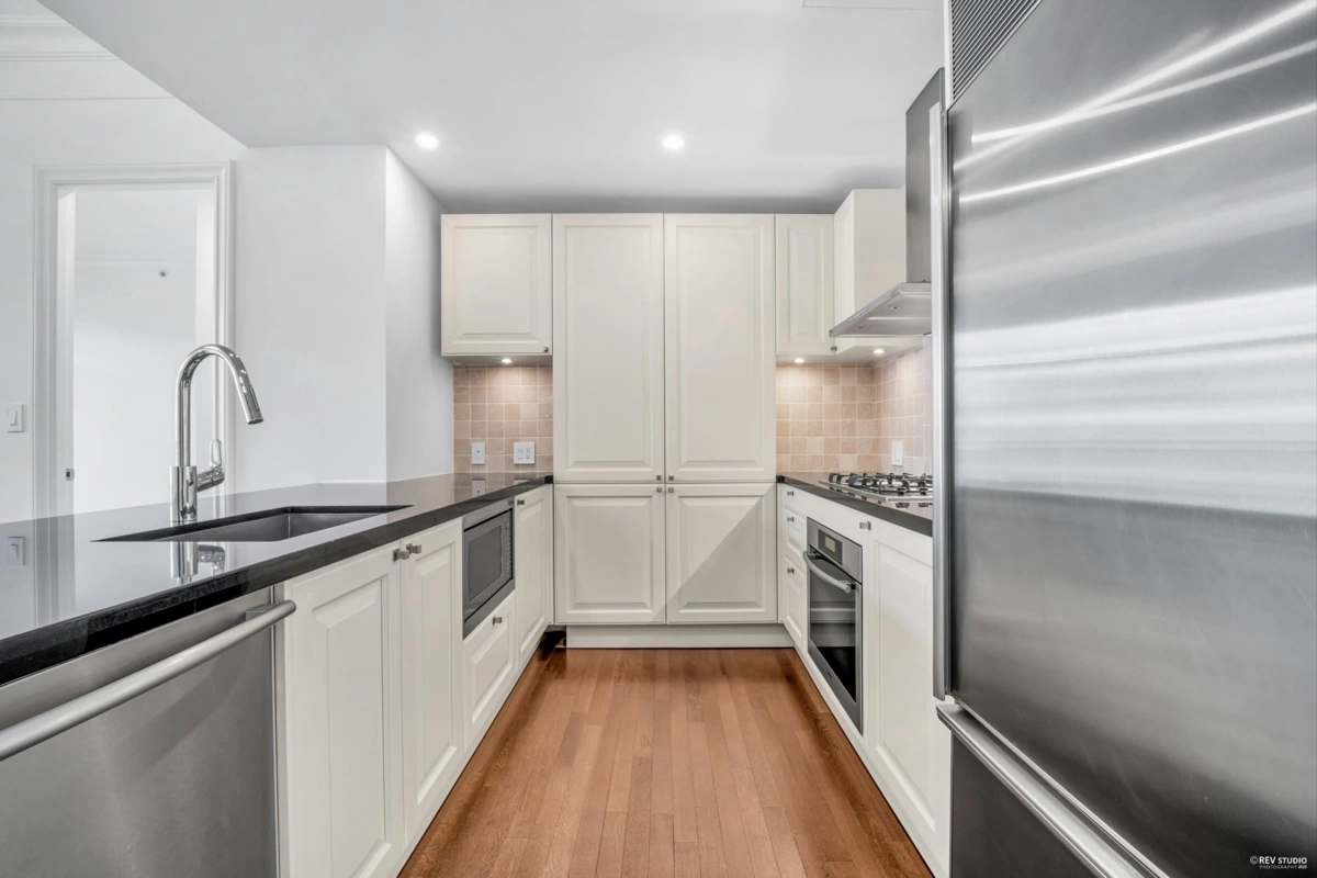Kitchen Island Photo of 303 568 Waters Edge Crescent, West Vancouver, BC