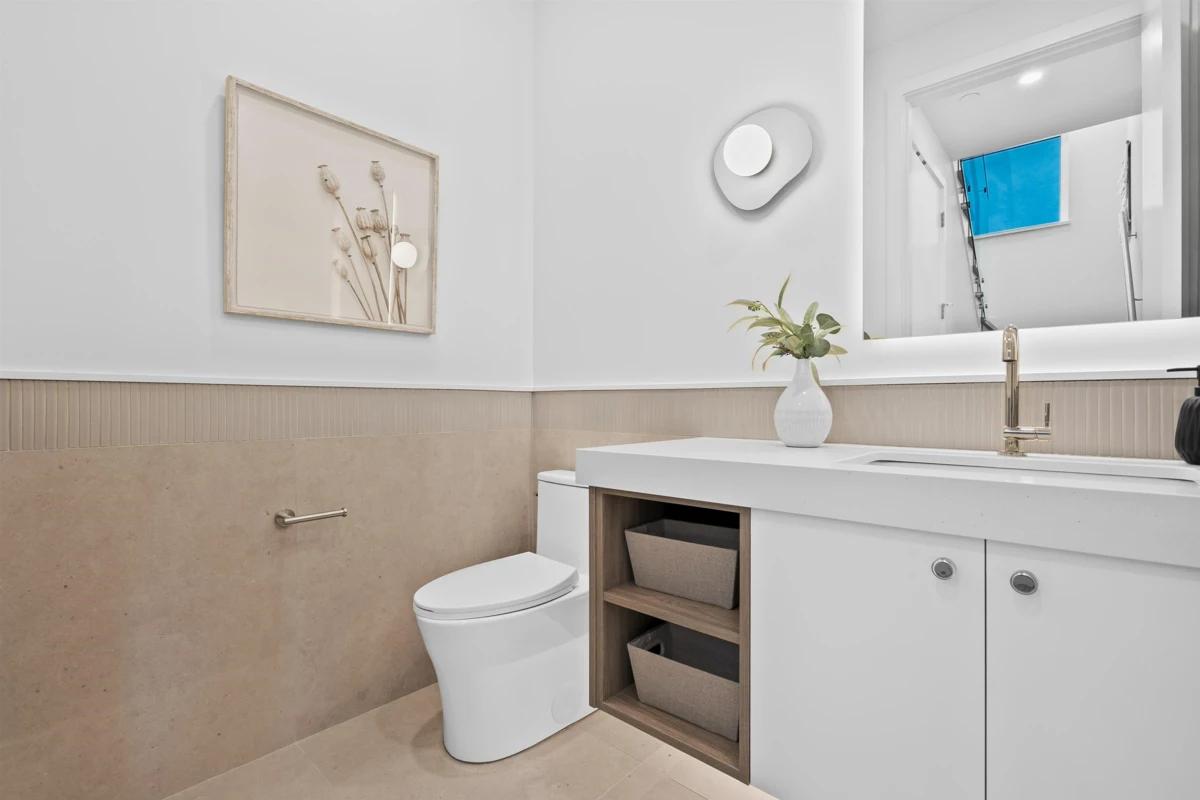 Powder Room Photo of 2 2253 Grant Street, Vancouver, BC