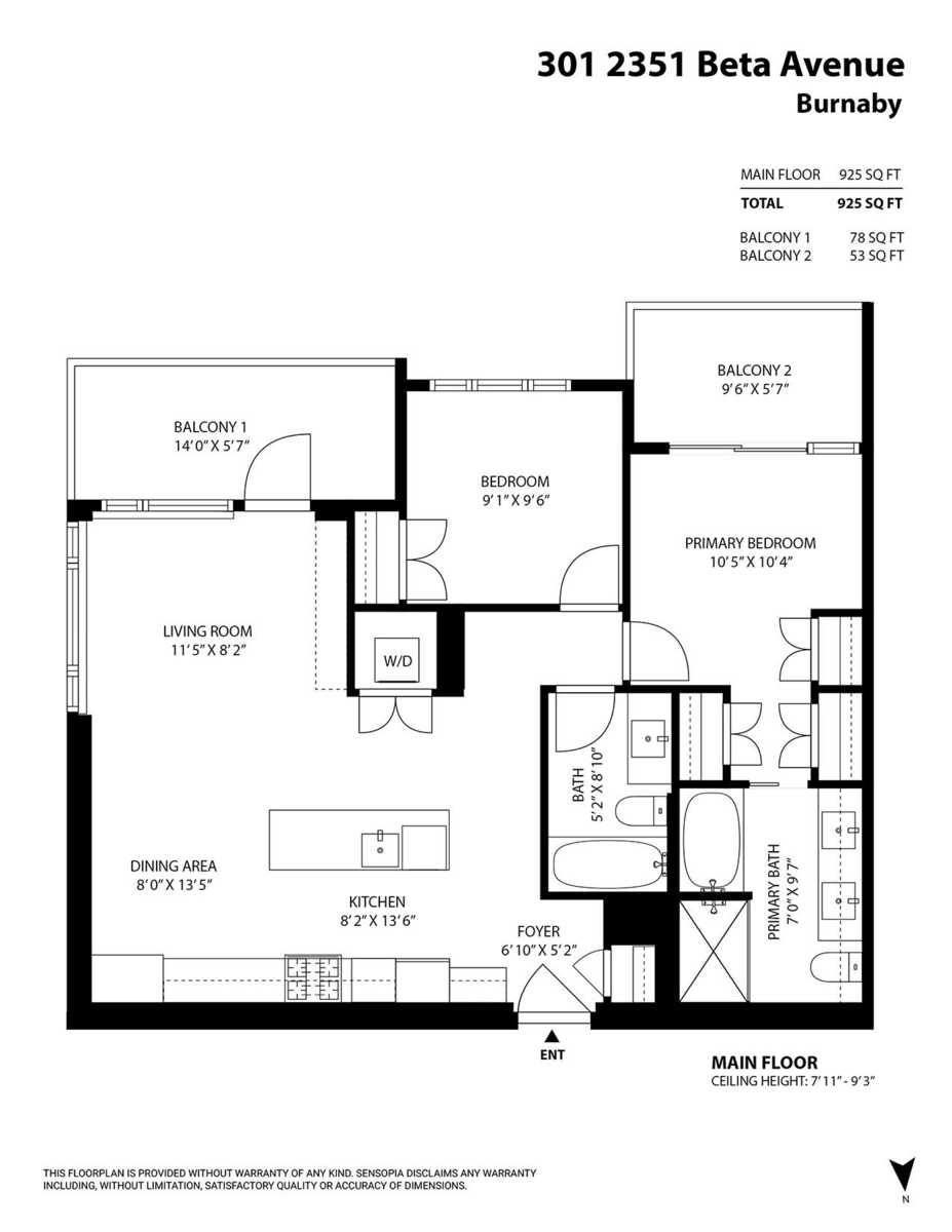 Mudroom Photo of 301 2351 Beta Avenue, Burnaby, BC