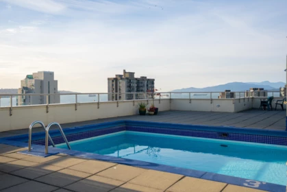 Outdoor Deck Photo of 901 1250 Burnaby Street, Vancouver, BC