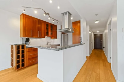 Kitchen Island Photo of 406 1510 W 1st Avenue, Vancouver, BC
