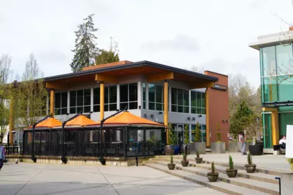 Aerial View of 3875 Regent Avenue, North Vancouver, BC