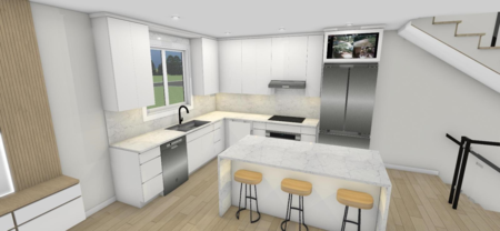Dining Area Photo of 103 8883 King George Boulevard, Surrey, BC