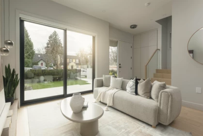 Living Room Photo of 1 2637 W 12th Avenue, Vancouver, BC