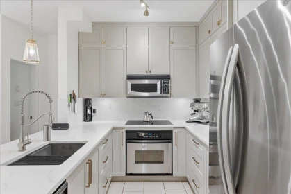 Kitchen Island Photo of 106 200 Capilano Road, Port Moody, BC