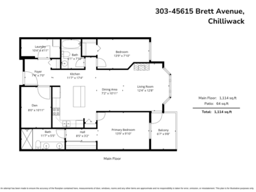 303 45615 Brett Avenue, Chilliwack, BC, Chilliwack — Apartment/Condo for sale