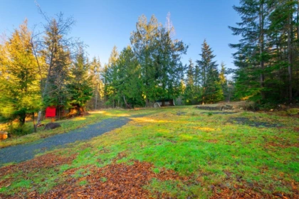 Aerial View of 465 Sunset Road, Bowen Island, BC