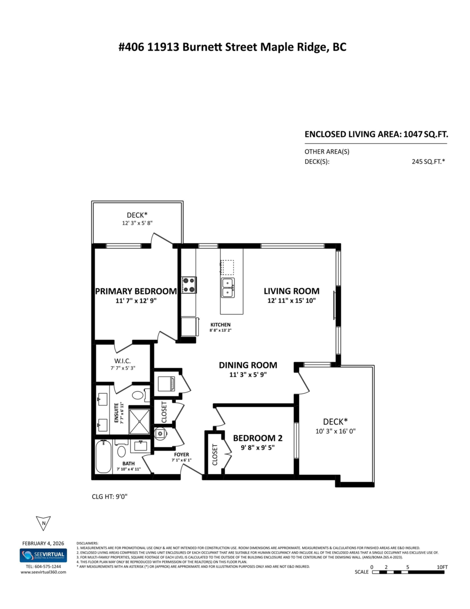 Basement Recreation Room Photo of 406 11913 Burnett Street, Maple Ridge, BC