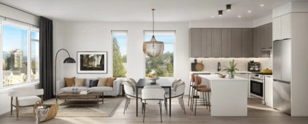 Kitchen Island Photo of 414 111 Buller Street, Port Moody, BC