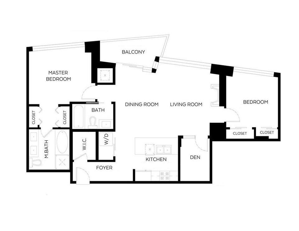 Living Room Photo of 2305 918 Cooperage Way, Vancouver, BC